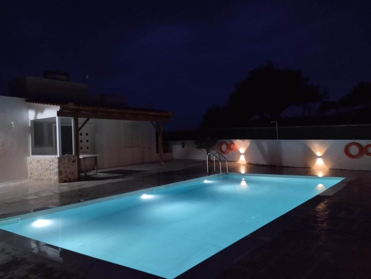 Villa George Sea View With Pool - Triopetra Exterior photo